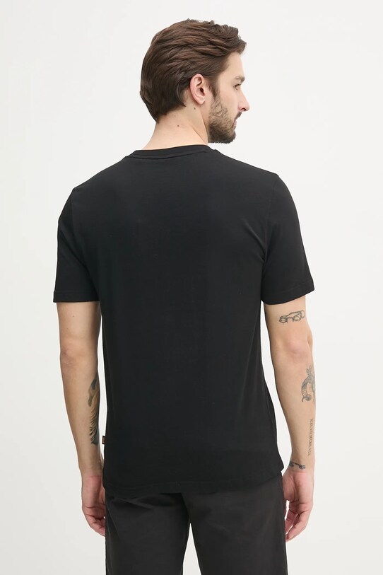 Дрехи Памучна тениска BOSS Orange 50539179 черен