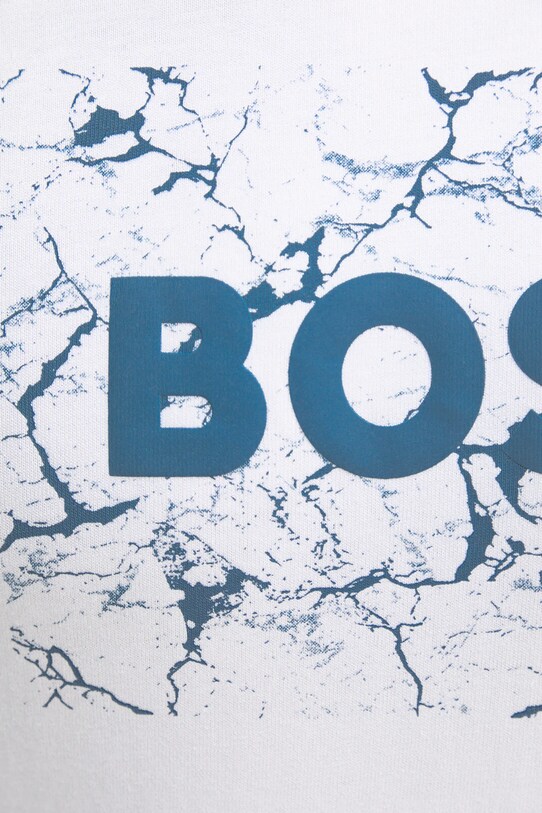 Бавовняна футболка BOSS Orange 50539186 білий
