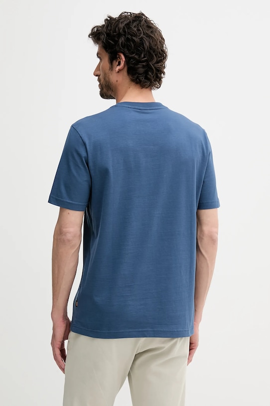 Oblečení Bavlněné tričko BOSS Orange 50539187 námořnická modř