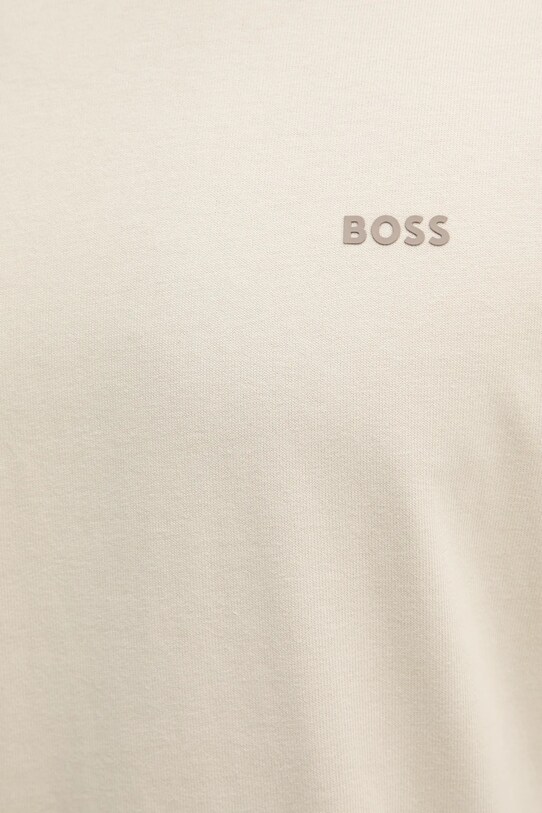 BOSS Orange pamut póló 50539188 bézs