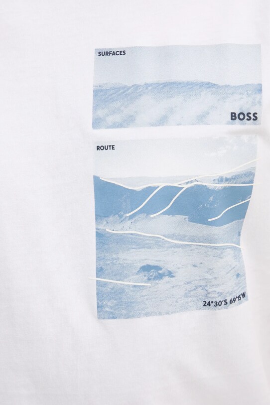 BOSS Orange t-shirt bawełniany 50539194 biały