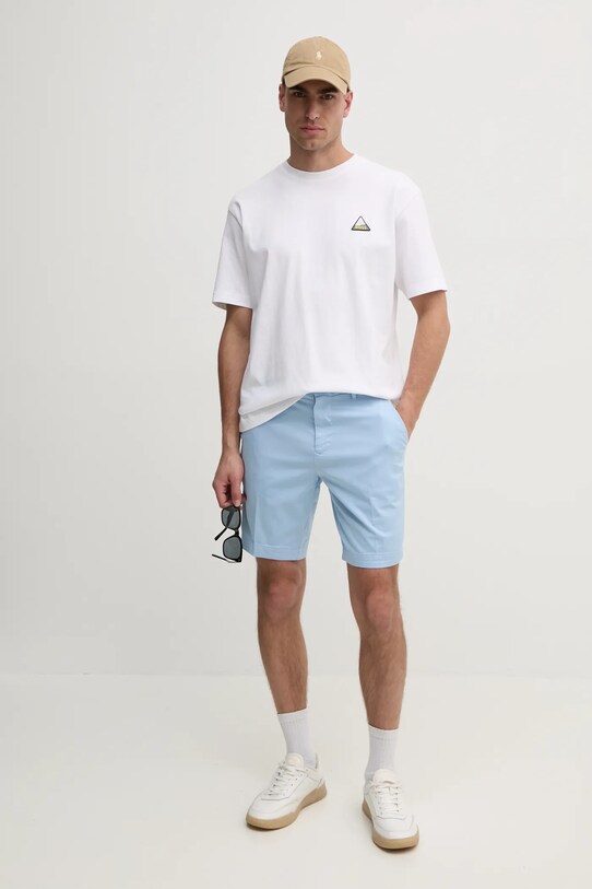 BOSS Orange tricou din bumbac 50539195 alb SS25