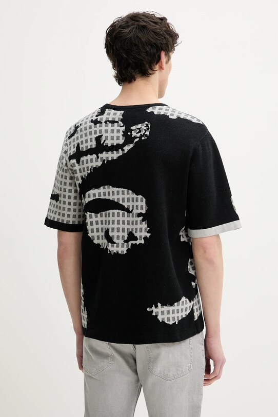Дрехи Памучен пуловер Desigual PALERMO 25SMTF06 черен