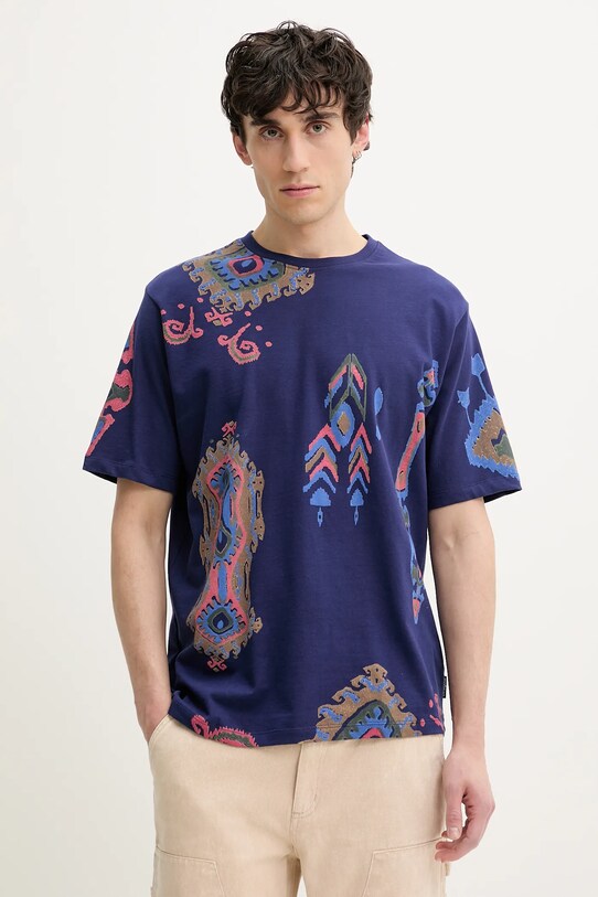 Desigual t-shirt in cotone BALI regolare violetto 25SMTK11