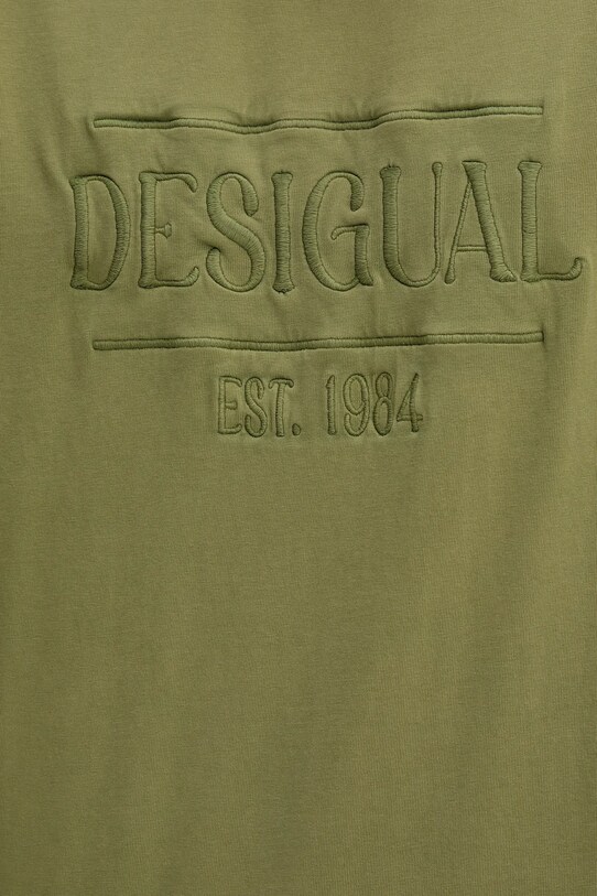 Desigual t-shirt in cotone WASHINGTONGR 25SMTK13 verde
