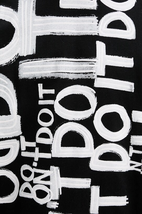Desigual t-shirt in cotone MAN MILAN 25SMTK20 nero