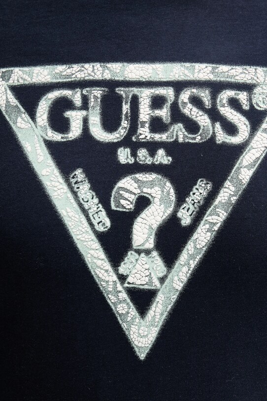 Bavlnené tričko Guess tmavomodrá M5GI06.I3Z14