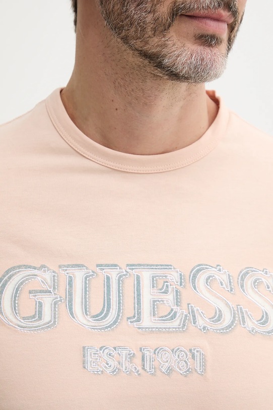 Guess tricou din bumbac M5GI07.I3Z14 portocaliu