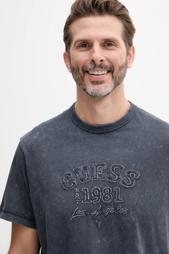 Oblečenie Bavlnené tričko Guess M5GI14.K8FQ4 modrá