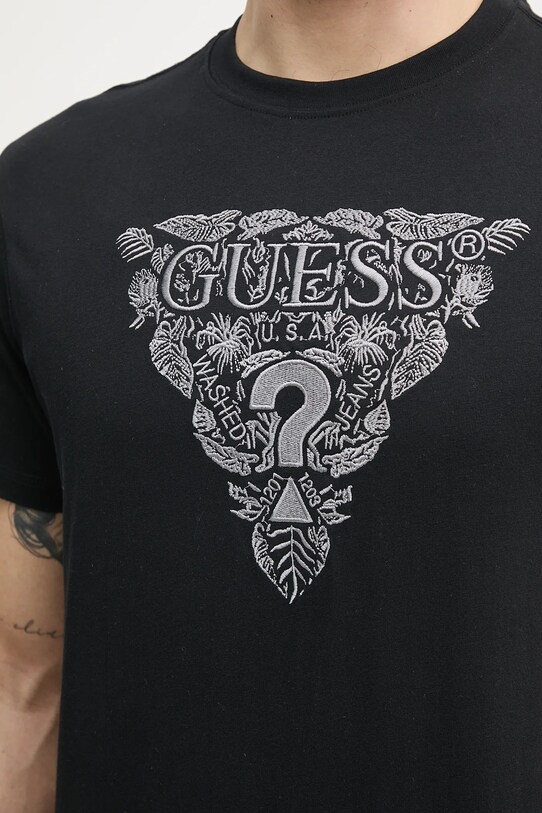 Guess tricou din bumbac M5GI16.K8FQ4 negru