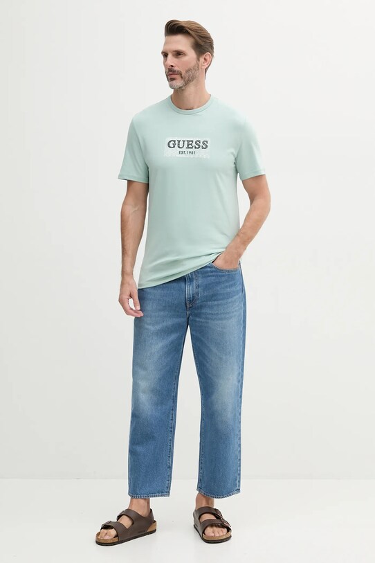 Guess tricou M5GI19.J1314 verde SS25