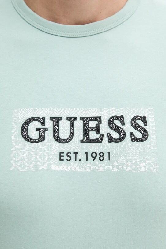 Guess tricou M5GI19.J1314 verde