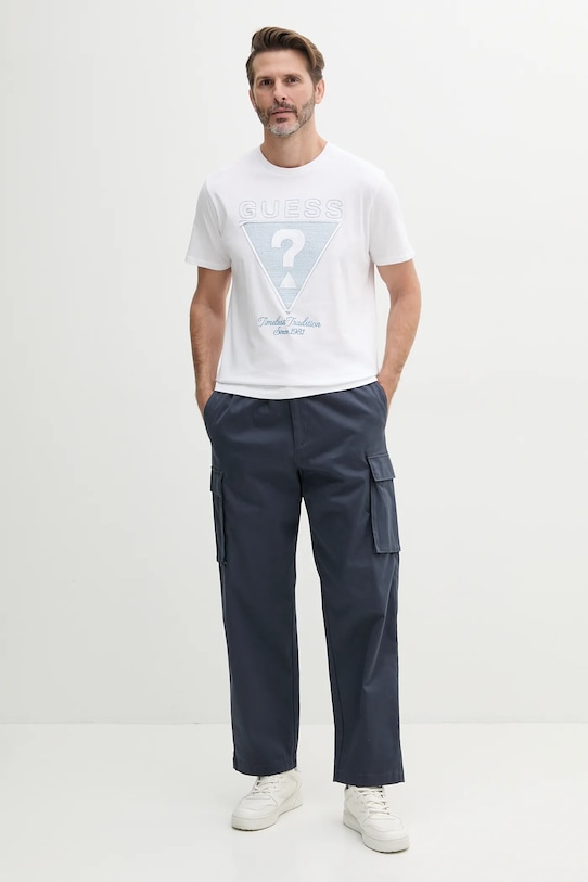 Хлопковая футболка Guess M5GI29.KBW41 белый SS25