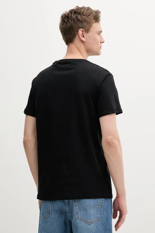 Бавовняна футболка Guess M4PI0E.K8HM4 чорний SS25