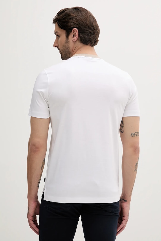Oblečení Bavlněné tričko BOSS 50531793 bílá