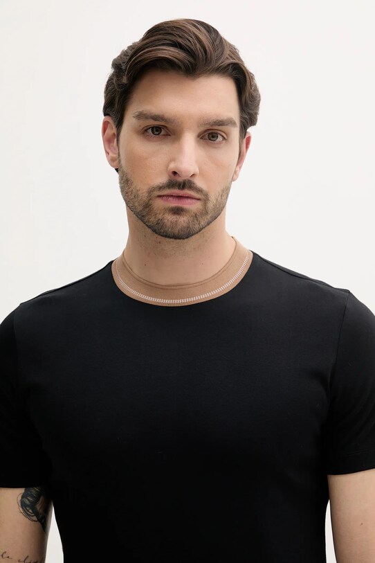 BOSS tricou din bumbac negru 50531793