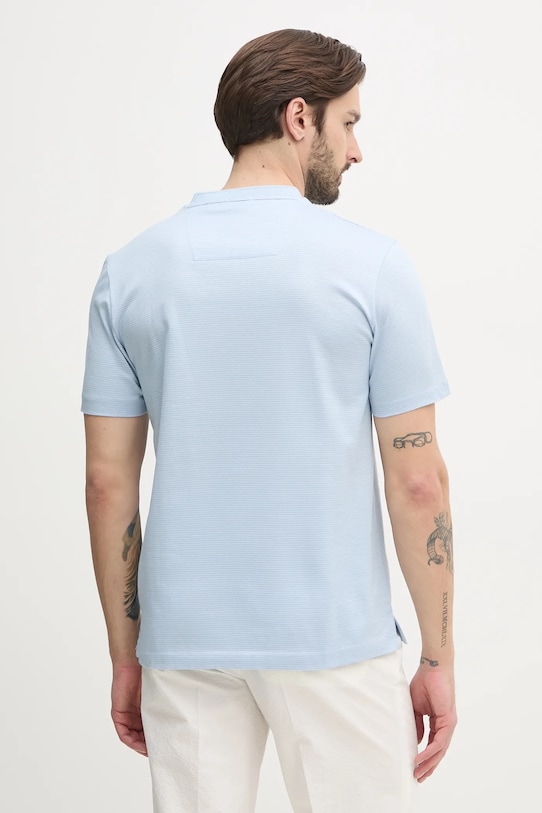 Одежда Хлопковая футболка BOSS 50534030 голубой