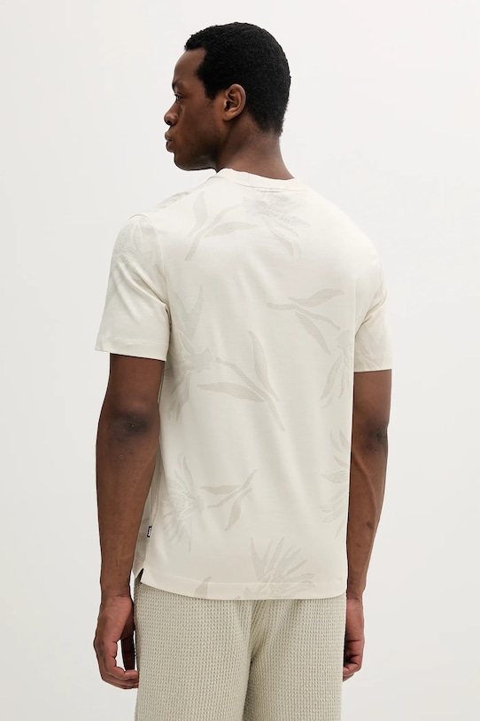 Ρούχα Βαμβακερό μπλουζάκι BOSS 50536757 μπεζ