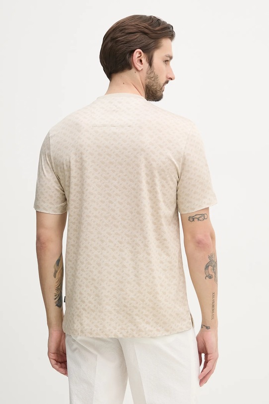 Oblečenie Bavlnené tričko BOSS 50539303 béžová