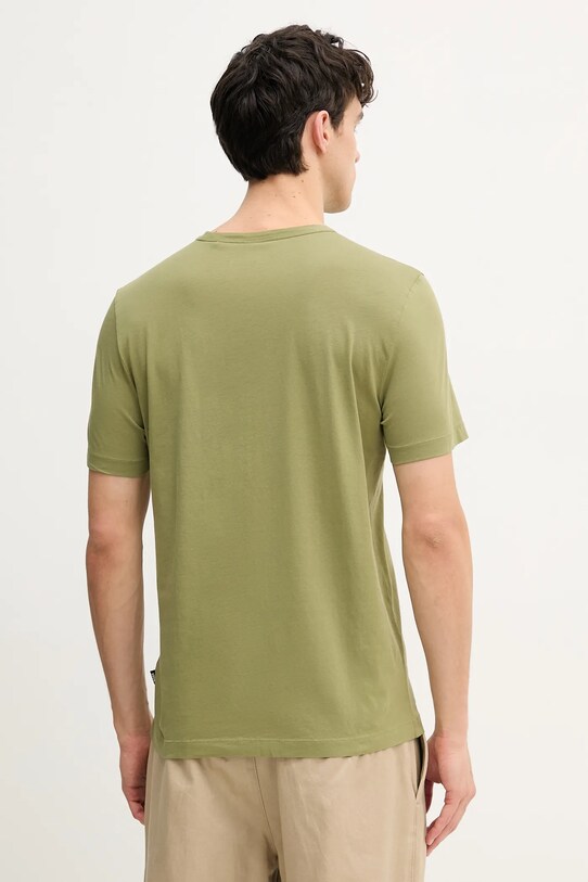 BOSS tricou din bumbac 50539831 verde SS25