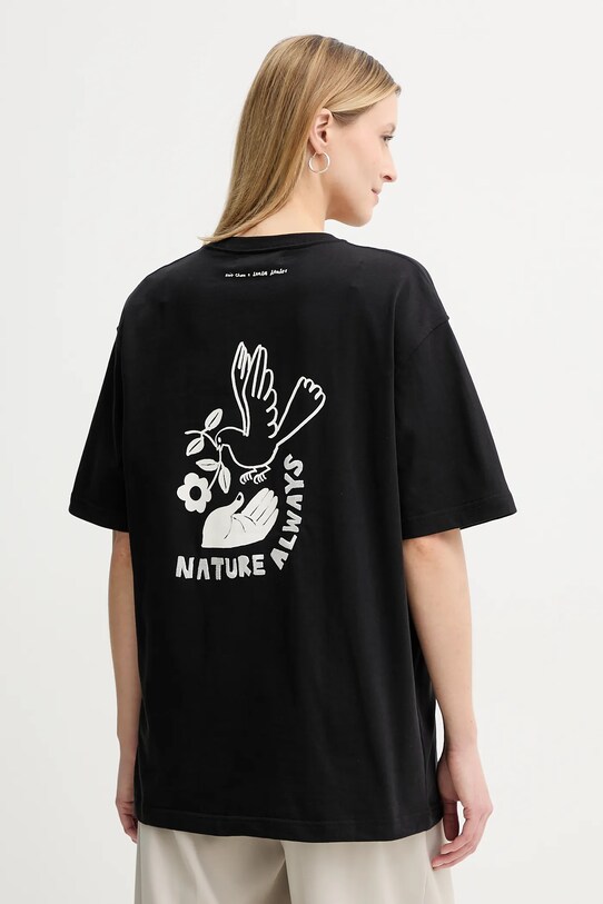 Îmbrăcăminte Samsoe Samsoe tricou din bumbac SANATURE U25100020 negru