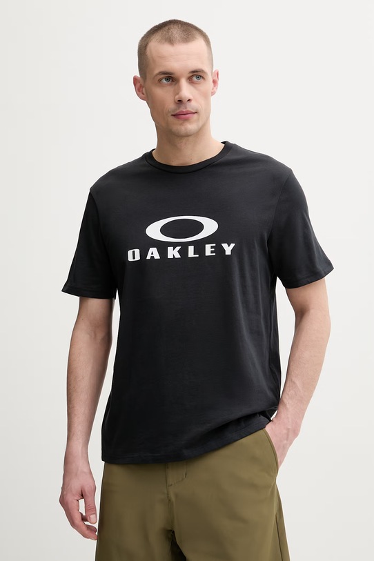 Oakley t-shirt męski bawełniany BARK 2.0 czarny FOA402167