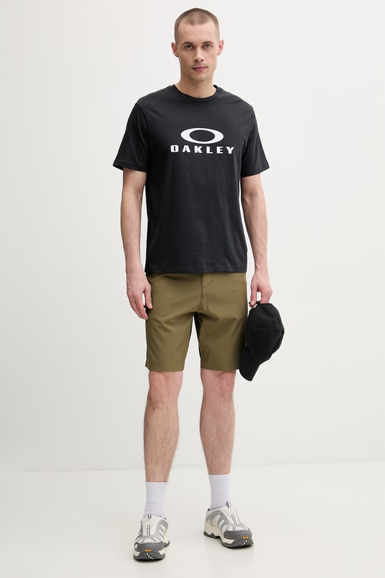 Oakley t-shirt męski bawełniany BARK 2.0 FOA402167 czarny SS26