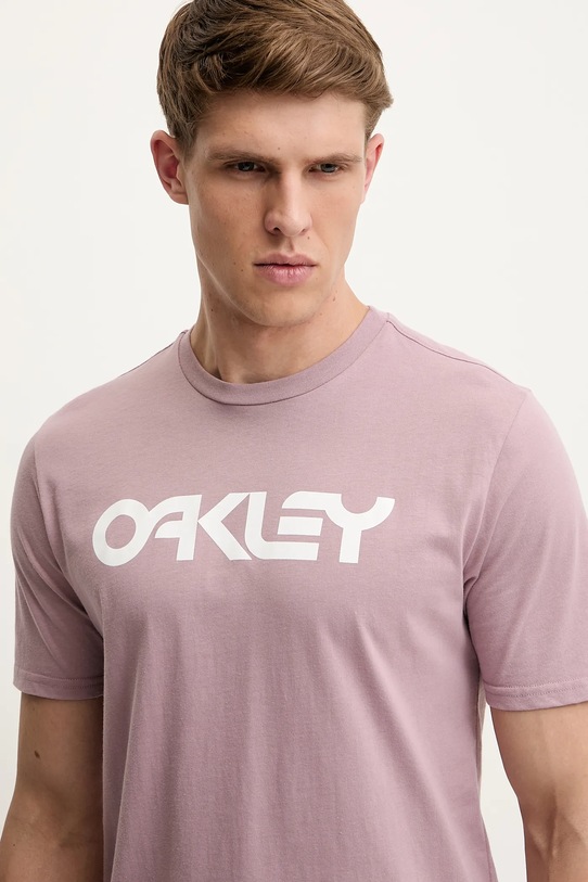 Oakley t-shirt in cotone MARK II rosa FOA404011