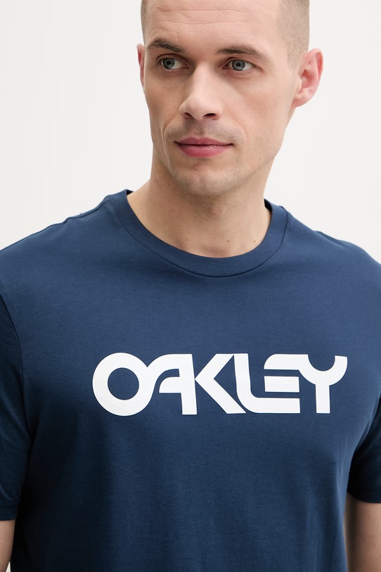 Oakley t-shirt męski bawełniany MARK II granatowy FOA404011