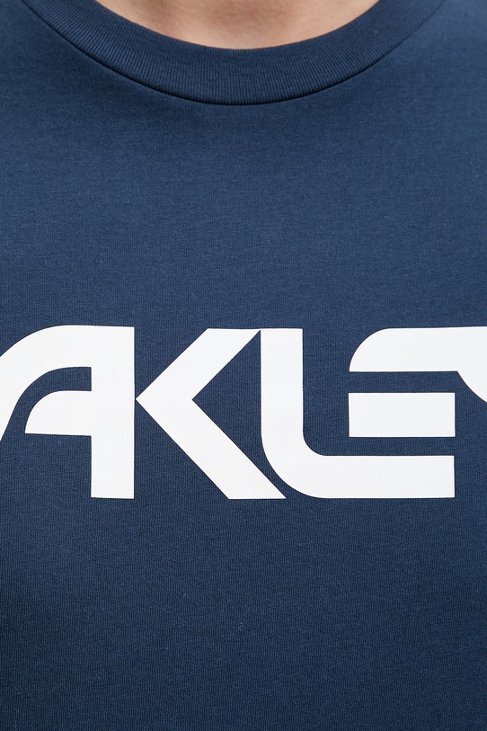 Oakley t-shirt męski bawełniany MARK II FOA404011 granatowy