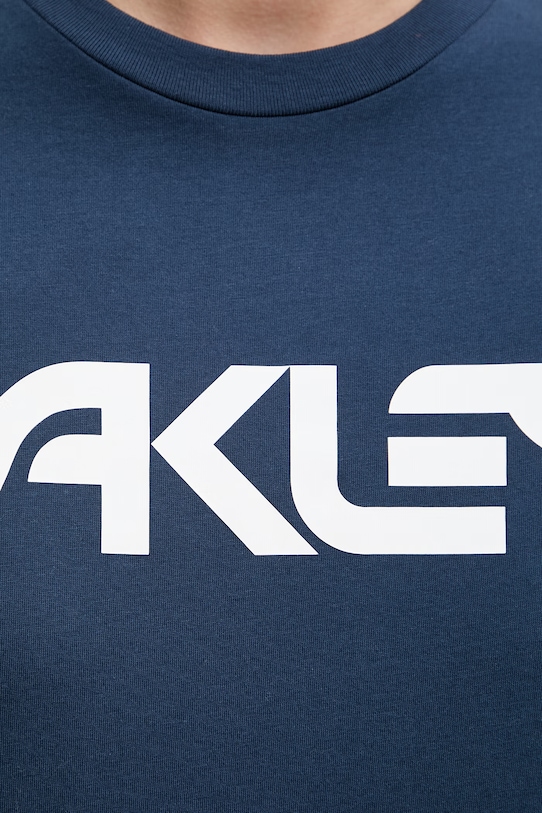Oakley t-shirt męski bawełniany MARK II FOA404011 granatowy