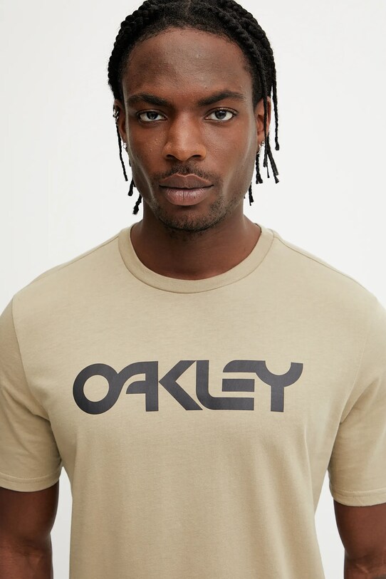 Pamučna majica Oakley MARK II zelena FOA404011