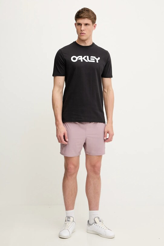 Oakley t-shirt in cotone MARK II FOA404011 nero SS25