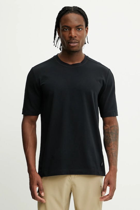 Tričko Oakley ALL DAY jednofarebný čierna FOA406167