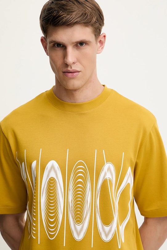 Oakley t-shirt żółty FOA406837