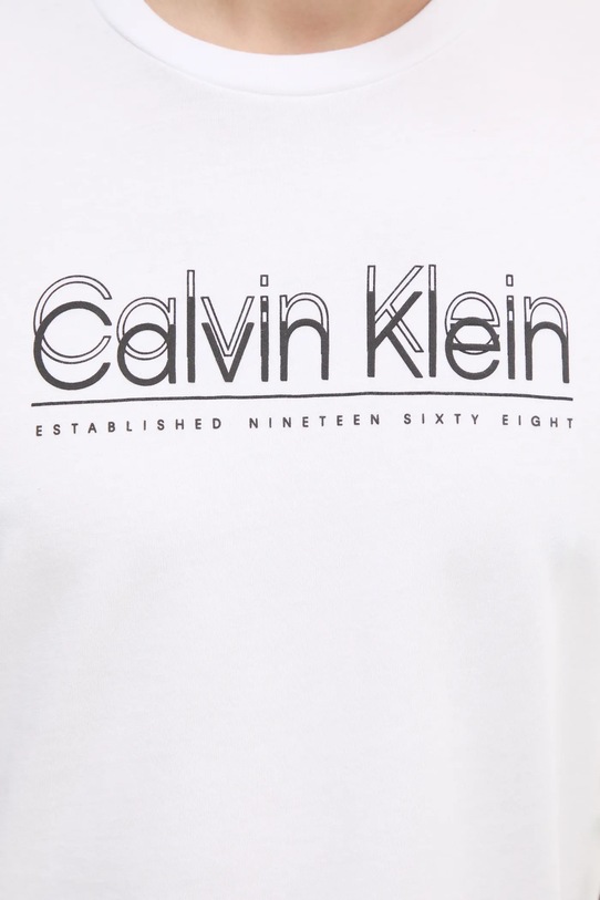 Calvin Klein tricou din bumbac K10K114149 alb