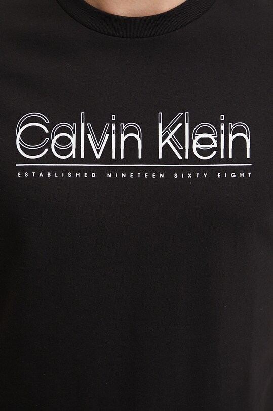 Bavlnené tričko Calvin Klein K10K114149 čierna