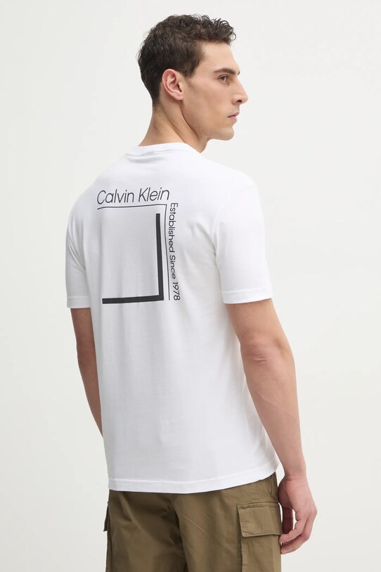 Одежда Хлопковая футболка Calvin Klein K10K114152 белый