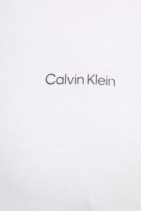 Bavlnené tričko Calvin Klein K10K114152 biela