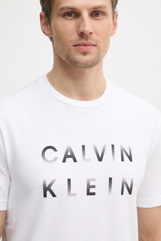 Calvin Klein t-shirt bawełniany biały K10K114156