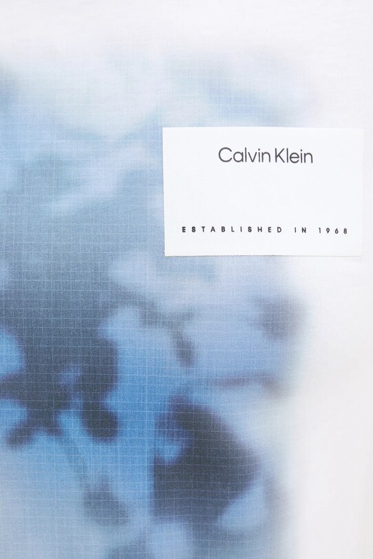 Памучна тениска Calvin Klein K10K114157 бял