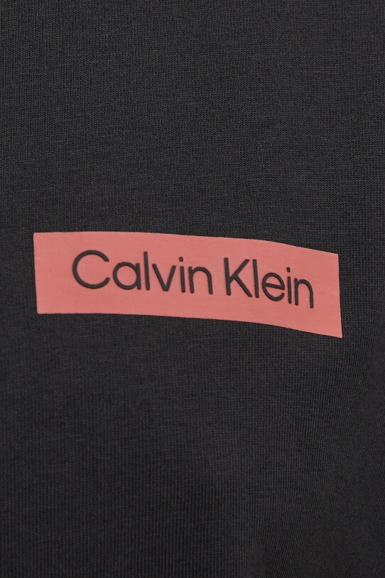 Хлопковая футболка Calvin Klein K10K114158 чёрный