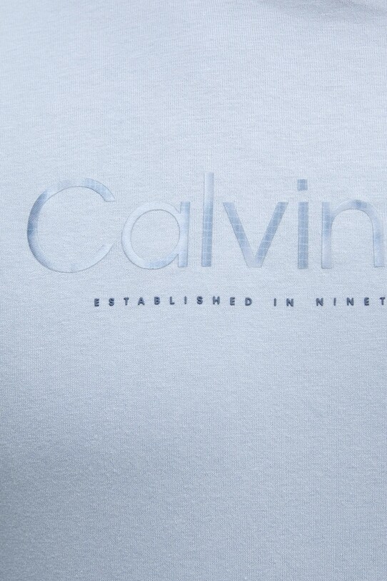 Памучна тениска Calvin Klein син K10K114162