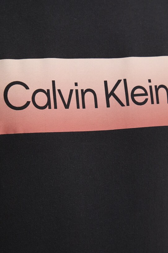 Хлопковая футболка Calvin Klein K10K114163 чёрный