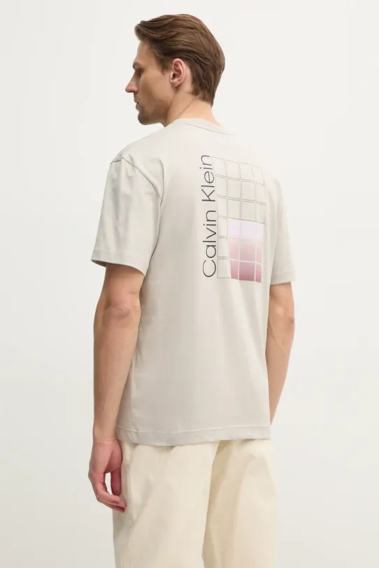 Îmbrăcăminte Calvin Klein tricou din bumbac K10K114164 bej