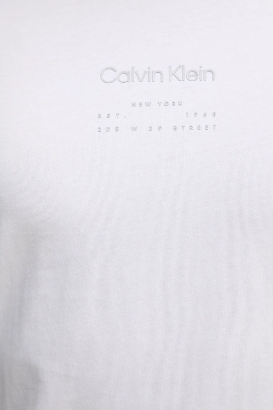 Bavlněné tričko Calvin Klein K10K114172 bílá