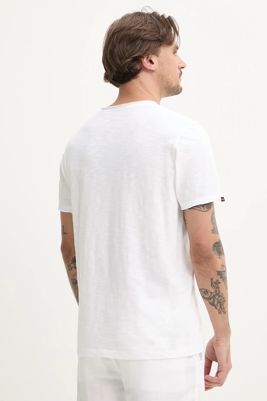 Одяг Бавовняна футболка Superdry M1012077A.01C білий