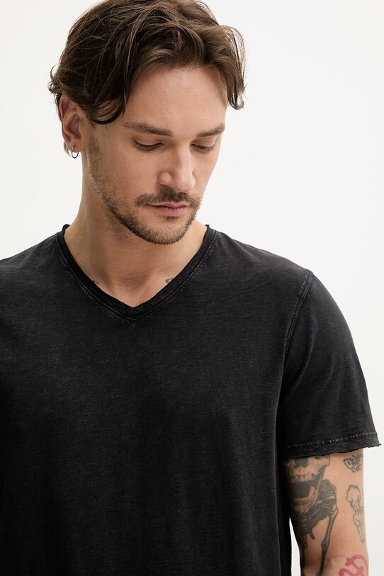 Superdry tricou din bumbac negru M1012077A.02A