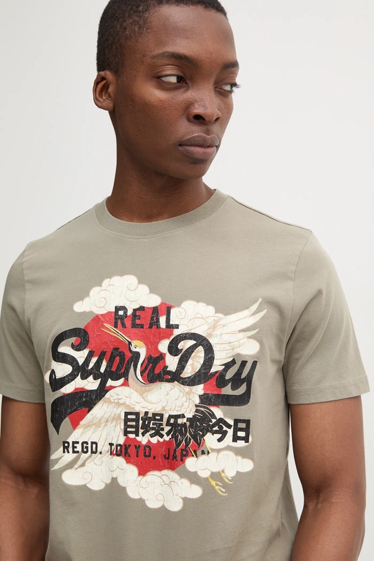 Superdry t-shirt zielony M1012111A.1KH