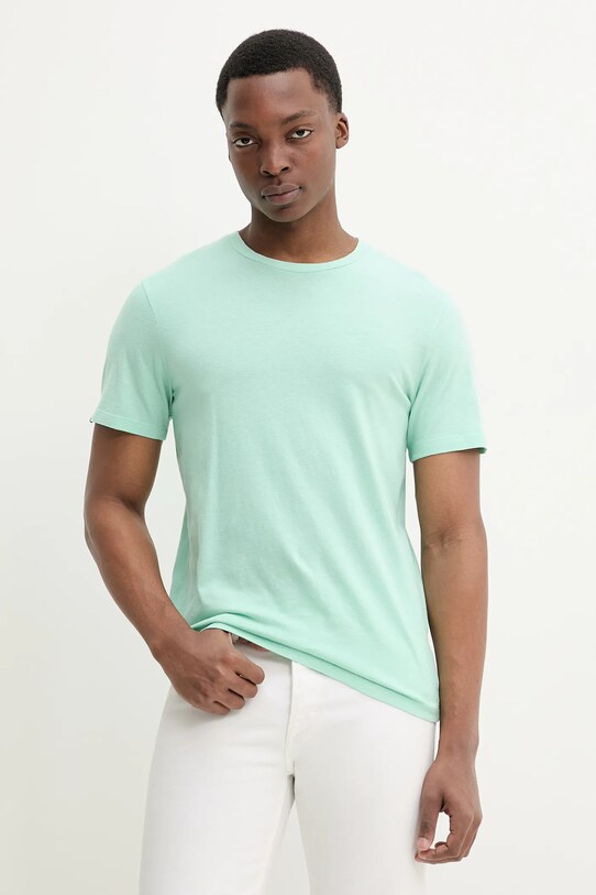 Superdry t-shirt bawełniany bawełna zielony M1012140A.2MD